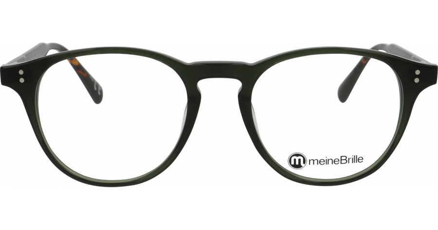 meineBrille Brille Unisex meineBrille 04-30070-01, Dunkelgrün/Havanna Ansicht 1