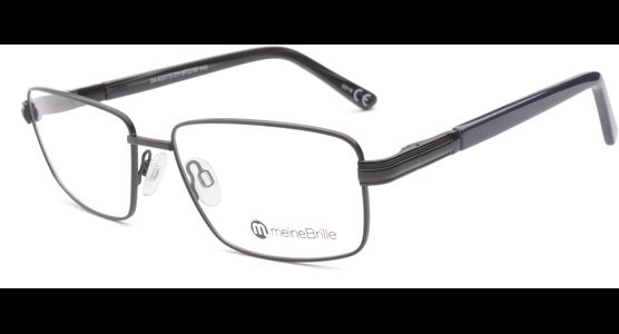 meineBrille 04-69070-01, Schwarz/Dunkel Blau links - Ansicht 2