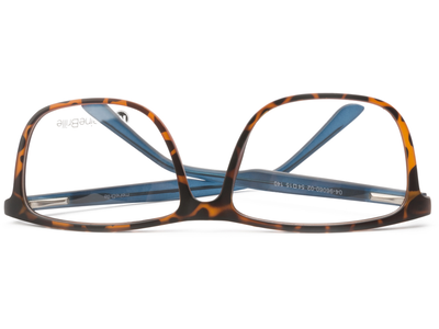 meineBrille 04-96060-02, Havanna/Petrolblau Matt umgedreht - Ansicht 5