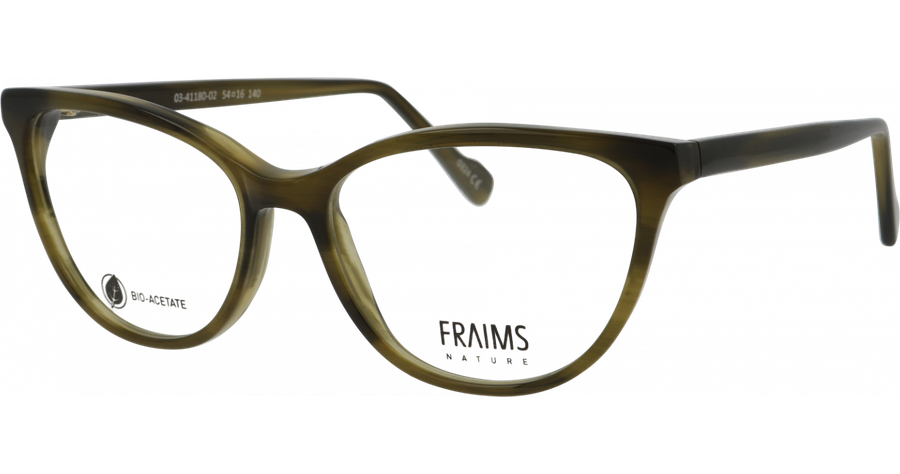 FRAIMS Brille Damen FRAIMS NATURE 03-41180-02 Ilva, oliv meliert Ansicht 1