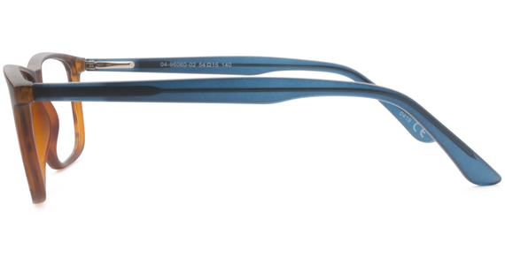 meineBrille 04-96060-02, Havanna/Petrolblau Matt seite - Ansicht 4