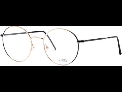 FRAIMS Brille Damen FRAIMS 03-97170-03 Celine, Schwarz Matt/Gold Ansicht 3