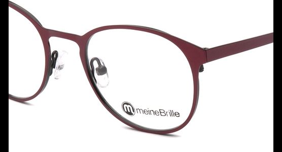 meineBrille 04-79000-01, Rot/Schwarz Matt nah - Ansicht 7