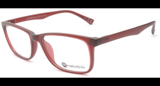 meineBrille 04-69010-01 , Rot matt - Ansicht 2