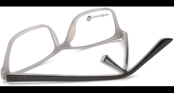 meineBrille 04-69190-02, Schwarz/Milky hinten - Ansicht 6