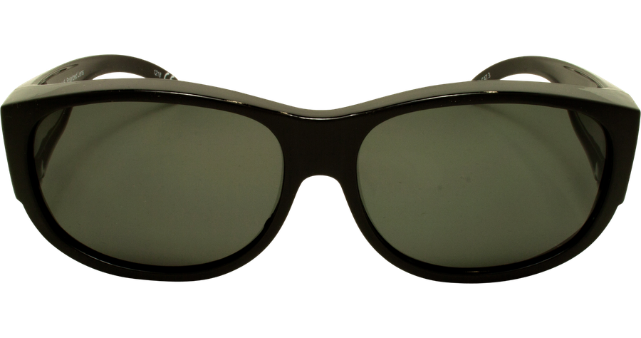SunRay Sonnenbrille Unisex SunRay 06-71400-02 Überbrille, Schwarz glänzend - AUSVERKAUFT  Ansicht 1