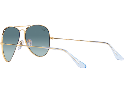 Ray-Ban Aviator Gradient RB3025 001/3M Gold/ Blau Verlauf 55 - SMALL - Ansicht 4