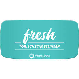  meineLinse fresh flat torische Tageslinsen 30er