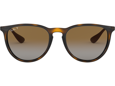 Ray-Ban RB4171 Erika Classic Glänzend Hellhavanna / Verlauf Braun Polarisiert 710/T5 54 - Ansicht 2