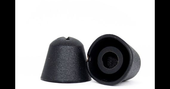  Sennheiser Austauschohrpolster Silikon schwarz Ansicht 1