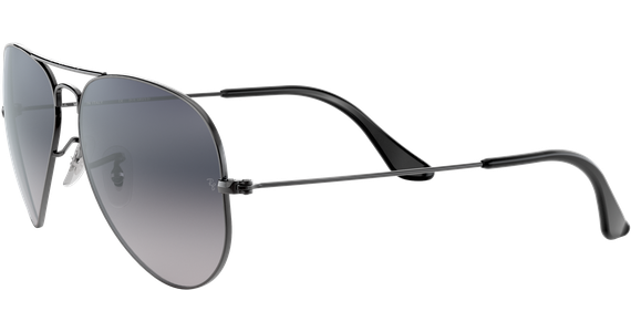 Ray-Ban Aviator Gradient RB3025 004/78 Grau/Blau Verlauf 62 - LARGE - Ansicht 3