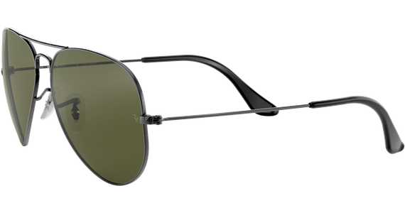 Ray-Ban Aviator Classic RB3025 004/58 Grau/Grün 58 - MEDIUM - Ansicht 3