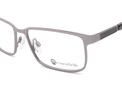 meineBrille 04-69080-02, Dunkel Gun/Schwarz nah - Ansicht 3