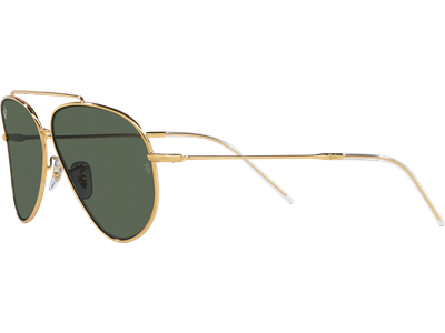 Ray-Ban Aviator Reverse RBR0101S 001/VR Gold/Grün 59 - MEDIUM - Ansicht 2