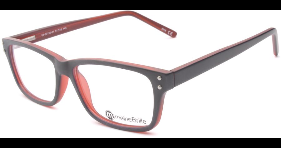 meineBrille 04-69130-01, Marine Blau/Rot Matt links