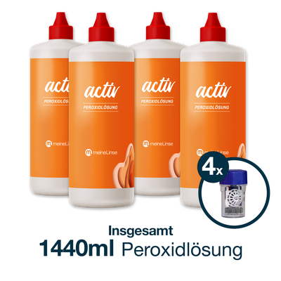  meineLinse activ Peroxidlösung 4x360ml Ansicht 2