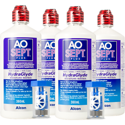  Aosept plus HydraGlyde Systempack 4x360ml Ansicht 2