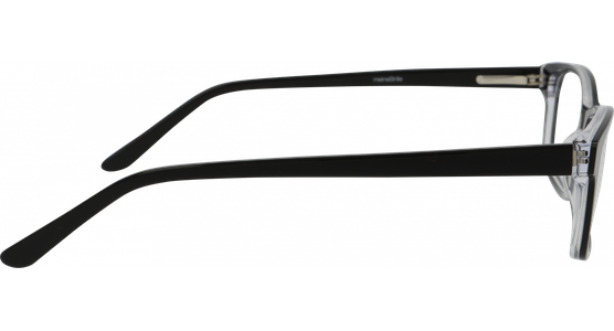 meineBrille 04-30080-02, Schwarz/Crystal - Ansicht 4