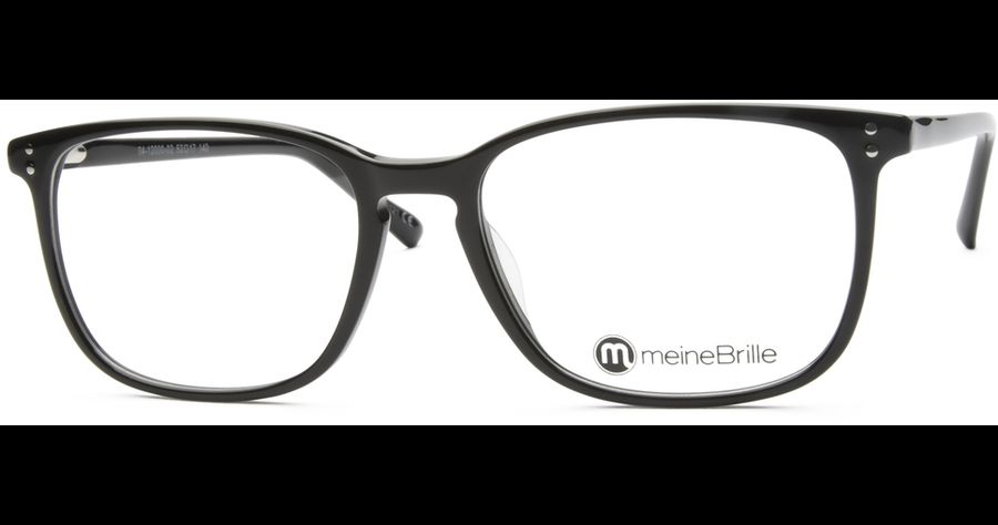 meineBrille 04-12000-02, Schwarz Front