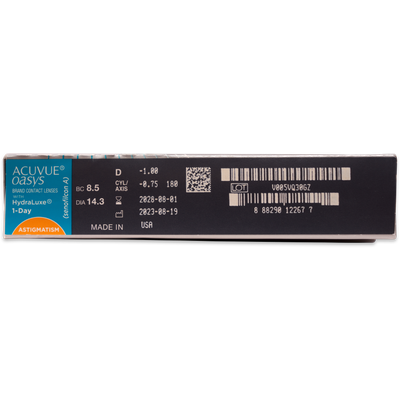 Tageslinsen Torisch Acuvue Oasys 1-Day for Astigmatism 90er Ansicht 4