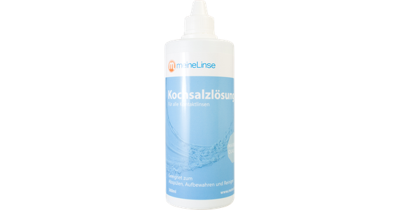  meineLinse Kochsalzlösung Einzelflasche Ansicht 1
