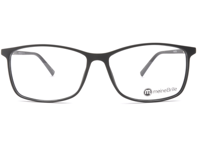 meineBrille 04-69020-02, Schwarz Matt front - Ansicht 2