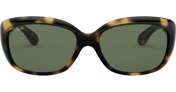 Ray-Ban RB4101 Jackie Ohh Glänzend Hellhavanna / Grün 710 58 - Ansicht 3