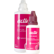  meineLinse activ hard Hartlinsen-Set