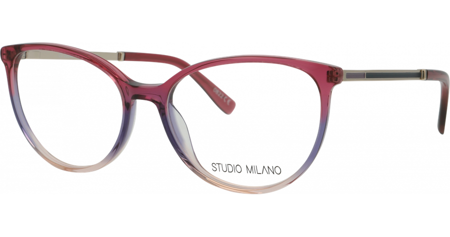 Studio Milano Brille Damen Studio Milano 01-20540-01 5416 himbeere/violett/rose/gold glzd. Ansicht 1