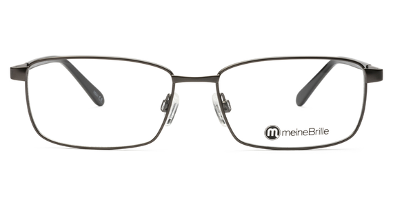 meineBrille 04-12090-01, Dunkel Gun matt / Schwarz glänzend - Ansicht 2