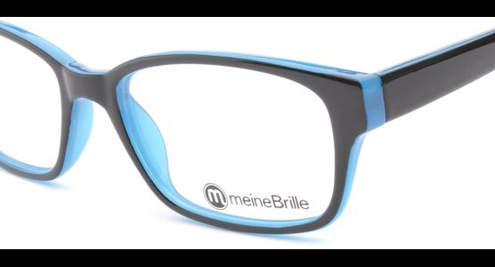 meineBrille 04-69170-02, Schwarz/Blau nah - Ansicht 4