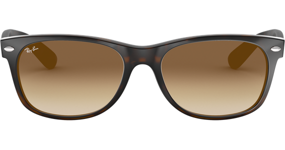 Ray-Ban New Wayfarer SMALL RB2132 Classic Glänzend Tortoise / Braun 710/51 52 - Ansicht 2