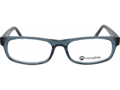meineBrille Brille Unisex meineBrille 04-40140-02, Blau transparent Ansicht 4
