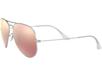 Ray-Ban Aviator Flash Lenses RB3025 019/Z2 Silber/Verspiegelt 58 - MEDIUM - Ansicht 2