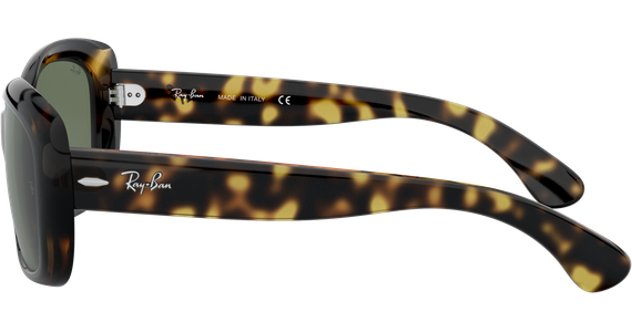 Ray-Ban RB4101 Jackie Ohh Glänzend Hellhavanna / Grün 710 58 - Ansicht 5