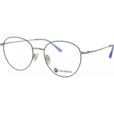 meineBrille Brille Damen meineBrille 04-96090-05, Blau/Silber glänzend