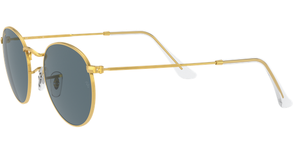 Ray-Ban Round Metal RB3447 9196R5 Gold/Blau - Ansicht 3