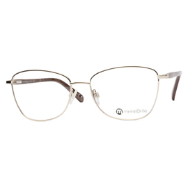 meineBrille 04-06030-02, Gold/Nougat Front