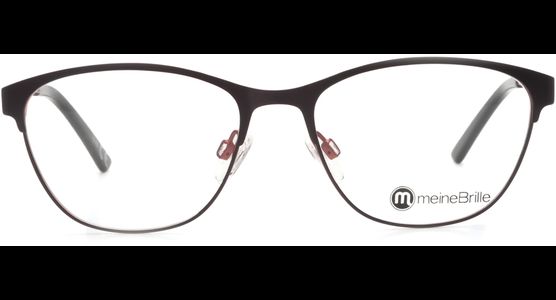 meineBrille 04-96020-01, Brombeere/Orange Matt front - Ansicht 3