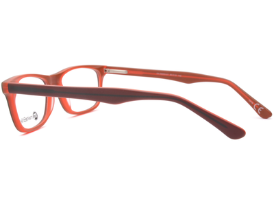 meineBrille 04-69000-01, Braun/Rot Matt seite - Ansicht 3