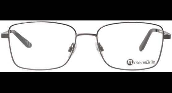 meineBrille 04-96080-01, Dunkel Gun Matt front - Ansicht 3