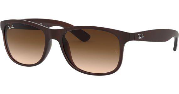 Ray-Ban RB4202 Andy Matt Schwarz / Braun 606971 55 - Ansicht 2