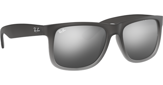 Ray-Ban RB4165 Justin Classic Matt Grau / Silber Verspiegelt 852/88 54 - Ansicht 5