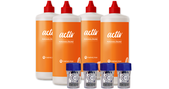  meineLinse activ Peroxidlösung 4x360ml Ansicht 1