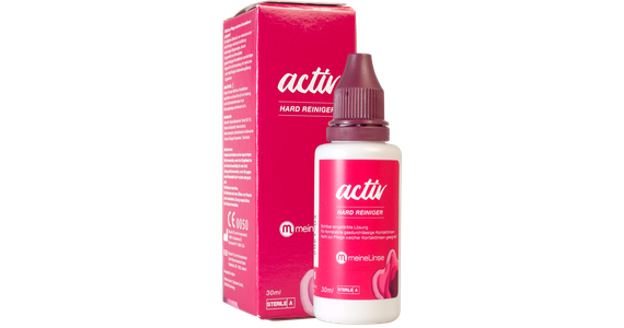  meineLinse activ hard Reiniger Einzelflasche Ansicht 1