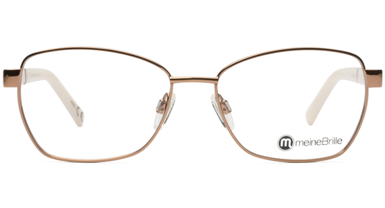 meineBrille 04-06020-01, Kupfergold/Alabaster Front - Ansicht 3
