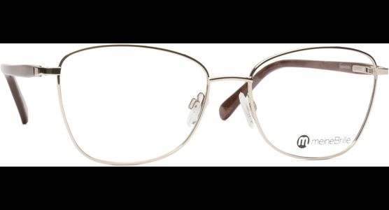meineBrille 04-06030-02, Gold/Nougat rechts - Ansicht 5
