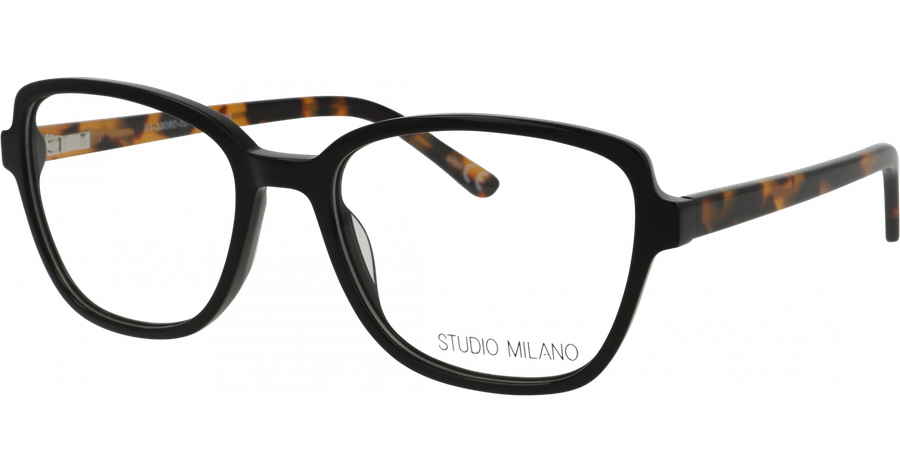 Studio Milano Brille Damen Studio Milano 01-33080-02 5418 Schwarz / Havanna Ansicht 1
