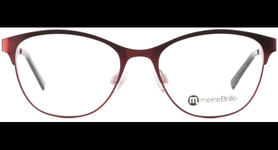 meineBrille 04-87010-02, Rot/Rosa Matt front - Ansicht 3