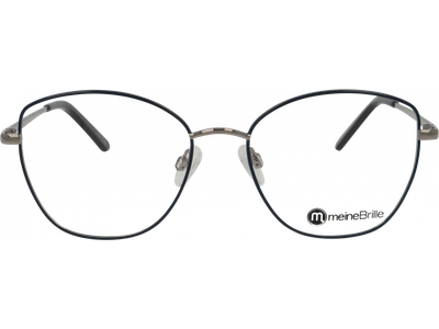 meineBrille Brille Damen meineBrille 04-40110-03, Dunkelblau/Silber glänzend Ansicht 4